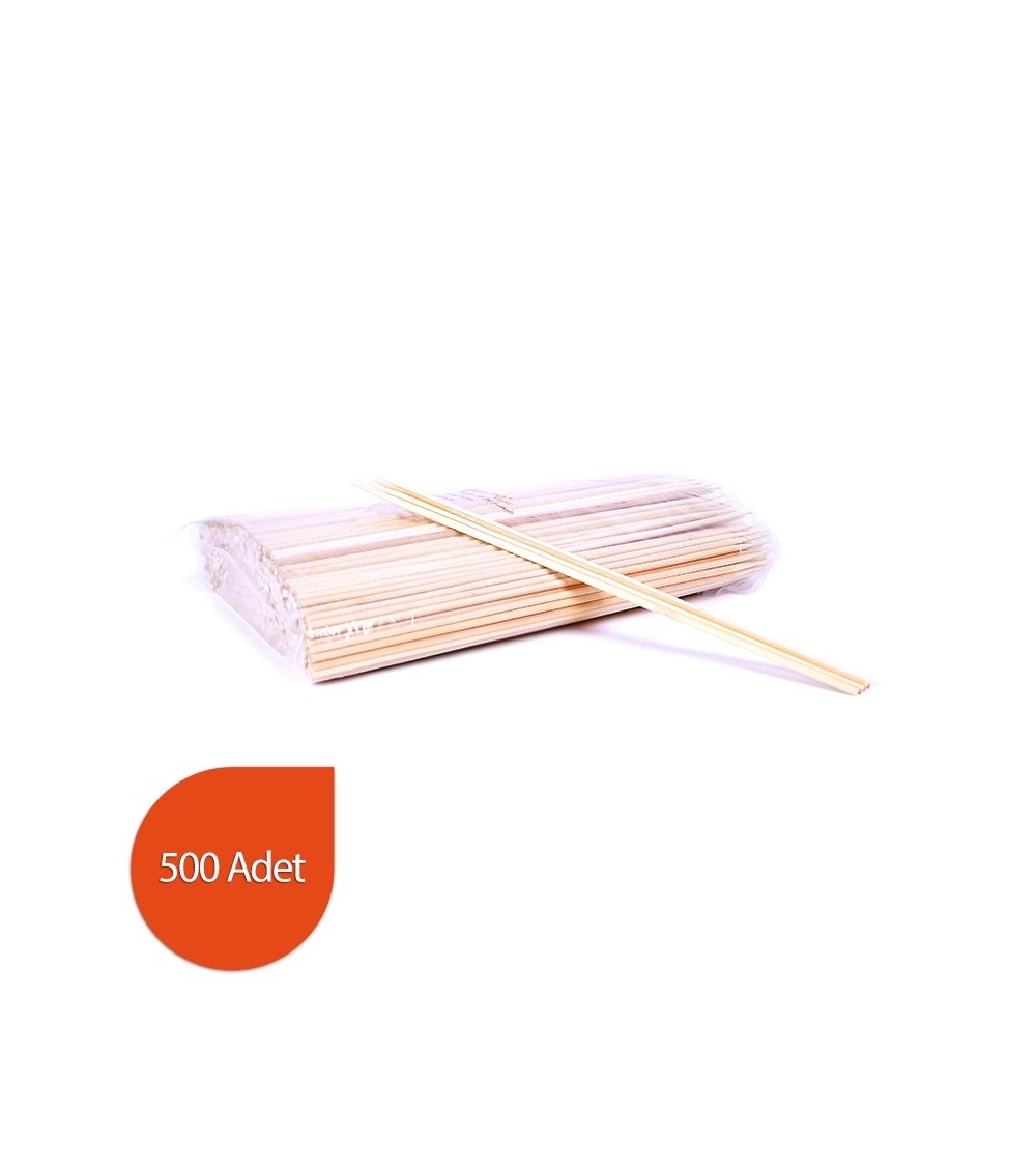 Kalın Bambu Çubuk 5 MM  35 CM - Patates Çubuğu (500 Adet) 6820