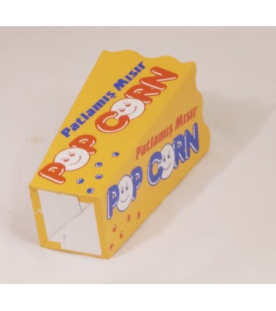Sarı Popcorn Kutusu Küçük Boy 100 Adet 1429