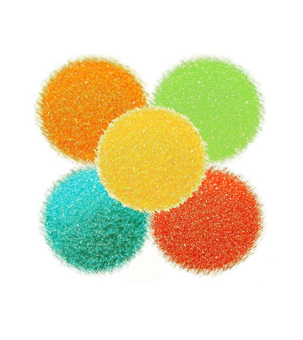 5 Renk Karışım Pamuk Şeker Tozu Doğal Meyve Aromalı 400 Gr. 2620400