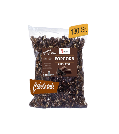 8 Kutu Çikolatalı Karamelli Patlamış Mısır / Popcorn 130gr. 2768-2-8