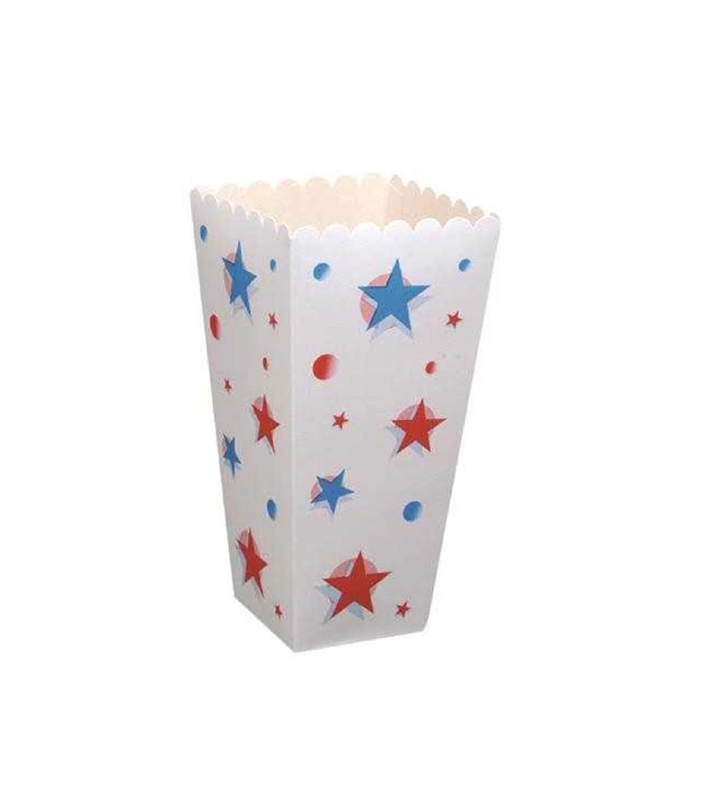 Yıldızlı Popcorn Kutusu Büyük 100 Adet 1430