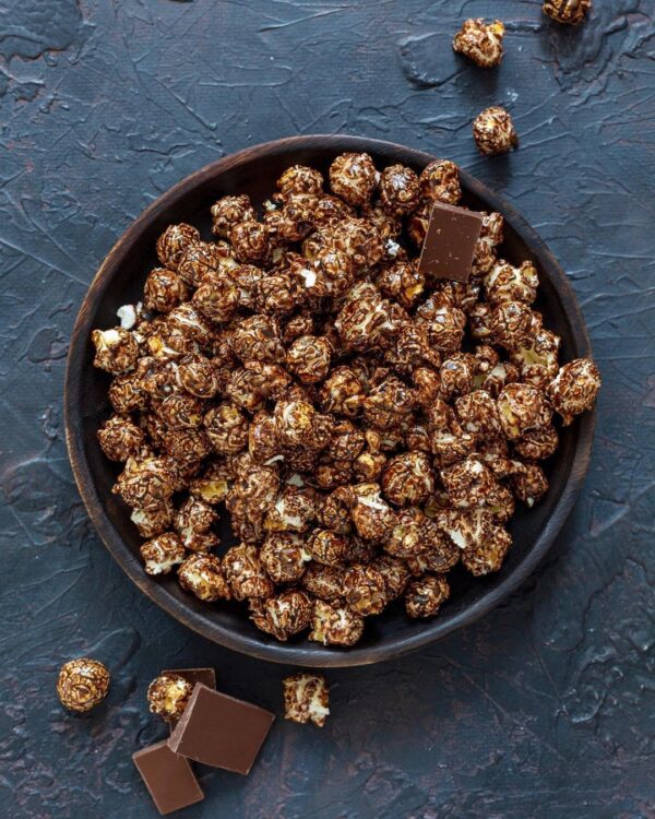 8 Kutu Çikolatalı Karamelli Patlamış Mısır / Popcorn 130gr. 2768-2-8