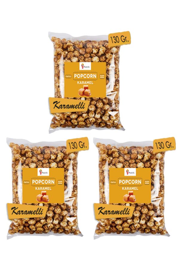 3 Adet 130g. Tatlı Patlamış Mısır Çeşitleri - 2769-2-3-3563