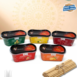 Meyveli Osmanlı Macunu Seti -5 Çeşit 300g - 50 Adet Macun Çubuğu Hediyeli - 2740-3-5S