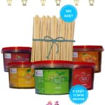 Ramazan Kampanyası Yarım dolum (3,5kg) macun, 500 bambu çubuk 2740-13